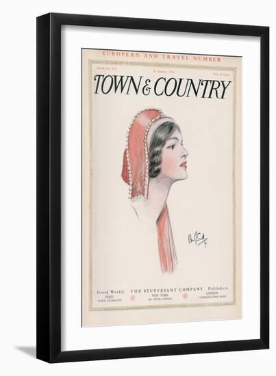 Town & Country, January 24th, 1914-null-Framed Art Print