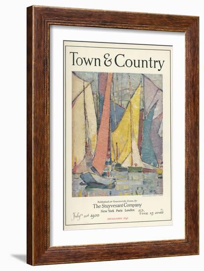 Town & Country, July 10th, 1920-null-Framed Premium Giclee Print