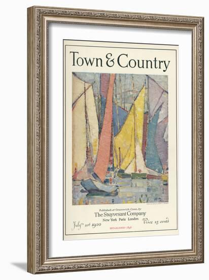 Town & Country, July 10th, 1920-null-Framed Art Print