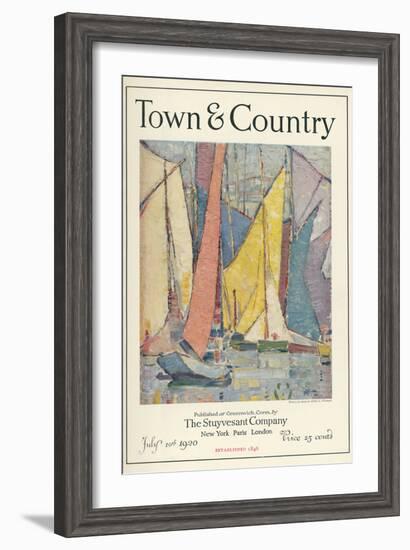 Town & Country, July 10th, 1920-null-Framed Art Print