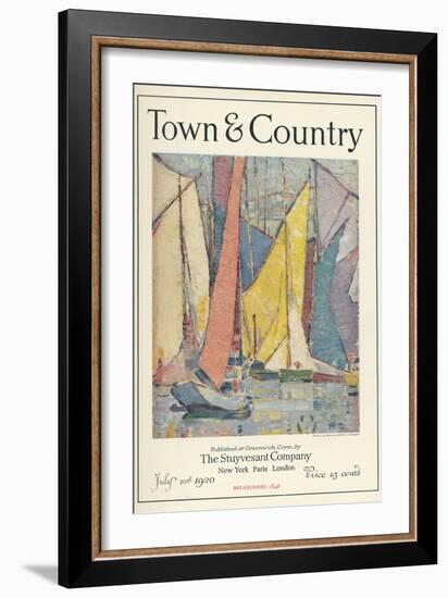 Town & Country, July 10th, 1920-null-Framed Art Print