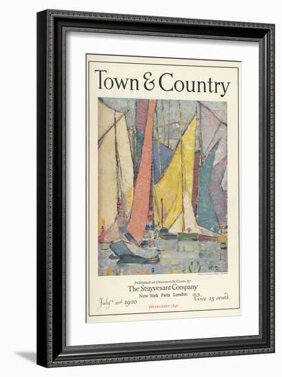 Town & Country, July 10th, 1920-null-Framed Art Print