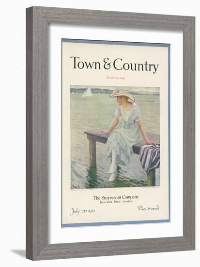 Town & Country, July 15th, 1923-null-Framed Premium Giclee Print