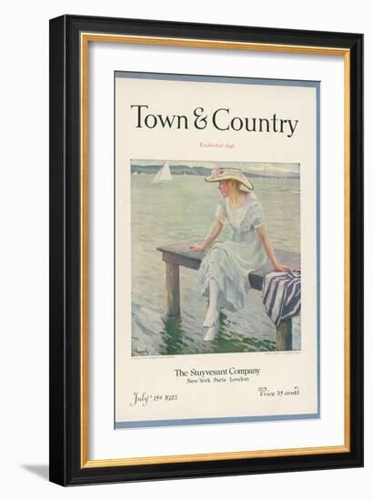 Town & Country, July 15th, 1923-null-Framed Premium Giclee Print