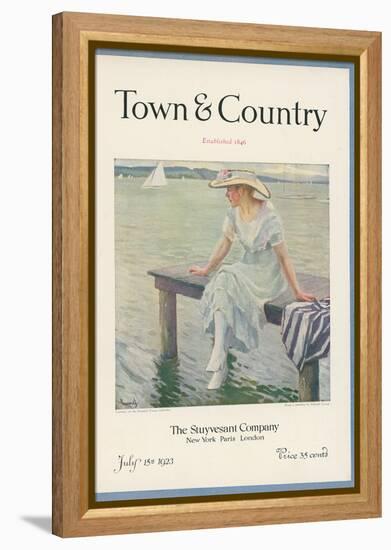 Town & Country, July 15th, 1923-null-Framed Stretched Canvas