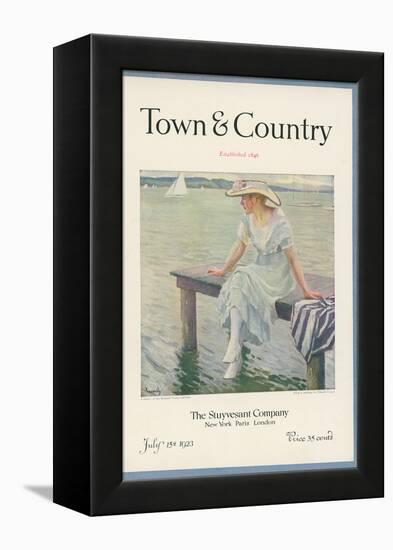 Town & Country, July 15th, 1923-null-Framed Stretched Canvas