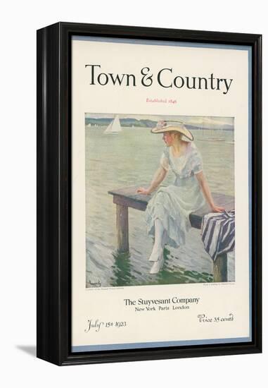 Town & Country, July 15th, 1923-null-Framed Stretched Canvas