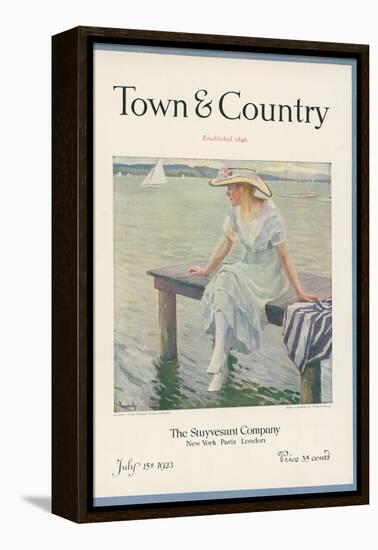 Town & Country, July 15th, 1923-null-Framed Stretched Canvas