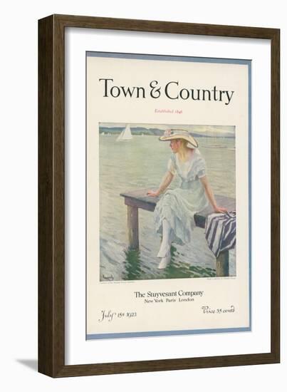Town & Country, July 15th, 1923-null-Framed Art Print