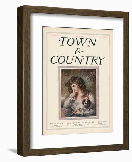 Town & Country, July 18th, 1914-null-Framed Art Print