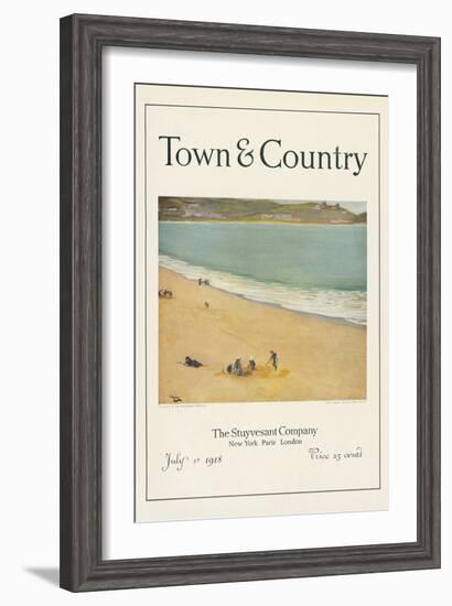 Town & Country, July 1st, 1918-null-Framed Art Print