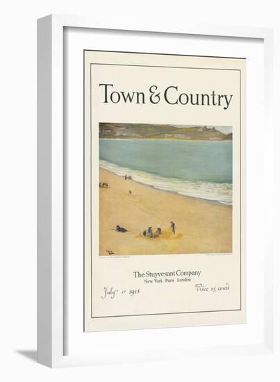 Town & Country, July 1st, 1918-null-Framed Art Print