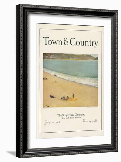 Town & Country, July 1st, 1918-null-Framed Art Print