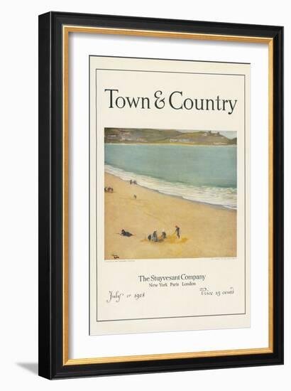 Town & Country, July 1st, 1918-null-Framed Art Print