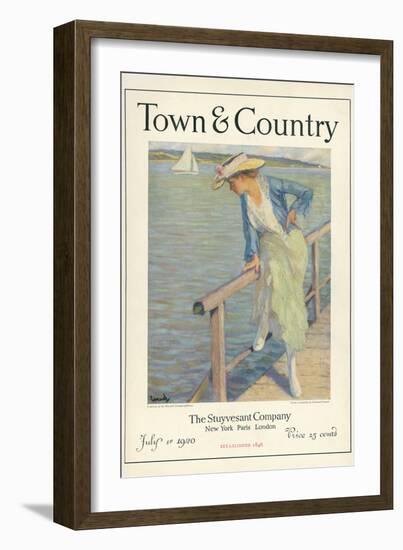 Town & Country, July 1st, 1920-null-Framed Art Print