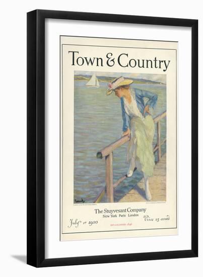 Town & Country, July 1st, 1920-null-Framed Art Print