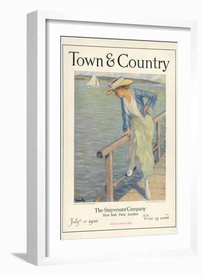 Town & Country, July 1st, 1920-null-Framed Art Print