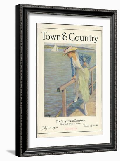 Town & Country, July 1st, 1920-null-Framed Art Print