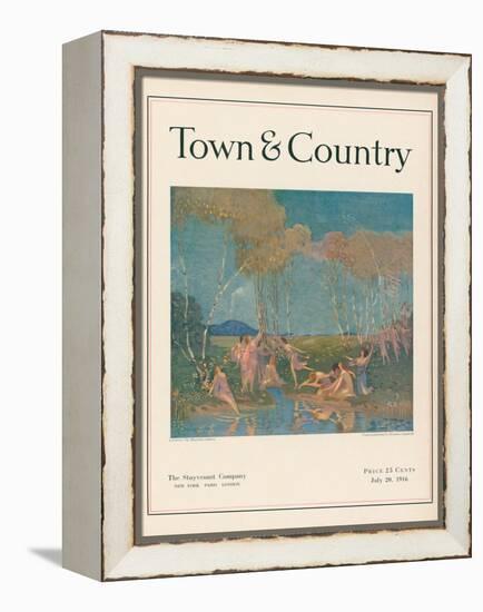 Town & Country, July 20th, 1916-null-Framed Stretched Canvas