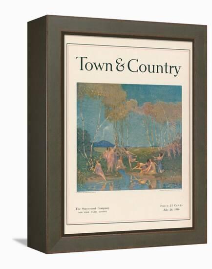 Town & Country, July 20th, 1916-null-Framed Stretched Canvas