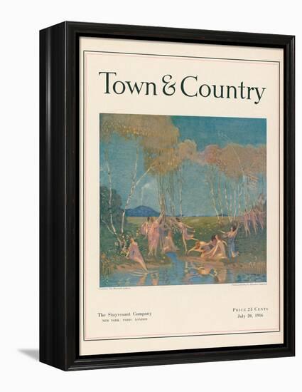 Town & Country, July 20th, 1916-null-Framed Stretched Canvas