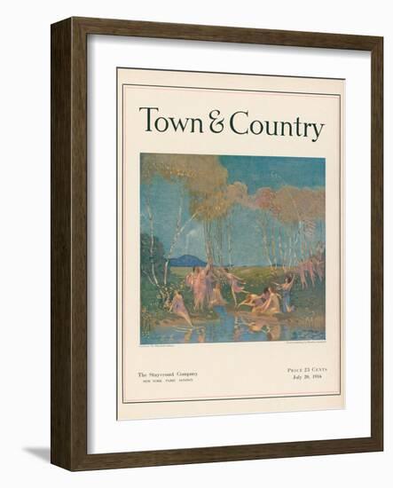 Town & Country, July 20th, 1916-null-Framed Art Print