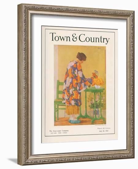 Town & Country, July 20th, 1917-null-Framed Art Print