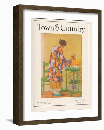 Town & Country, July 20th, 1917-null-Framed Art Print