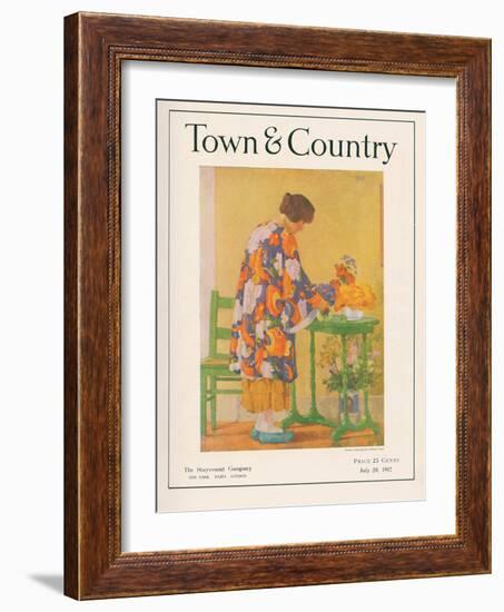 Town & Country, July 20th, 1917-null-Framed Art Print