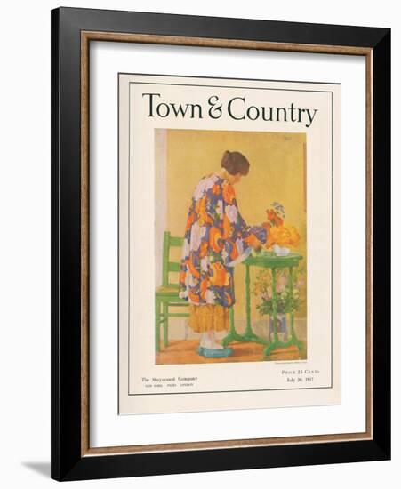 Town & Country, July 20th, 1917-null-Framed Art Print