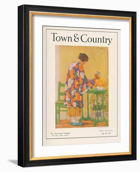 Town & Country, July 20th, 1917-null-Framed Art Print