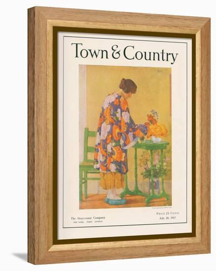 Town & Country, July 20th, 1917-null-Framed Stretched Canvas