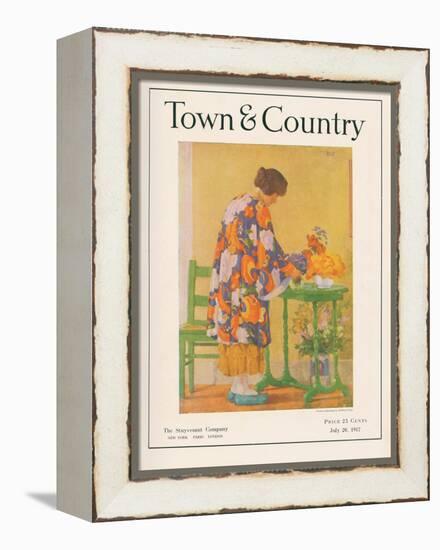 Town & Country, July 20th, 1917-null-Framed Stretched Canvas