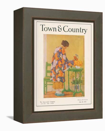 Town & Country, July 20th, 1917-null-Framed Stretched Canvas