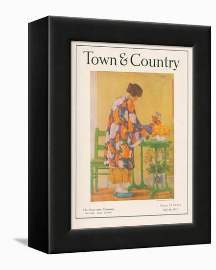 Town & Country, July 20th, 1917-null-Framed Stretched Canvas