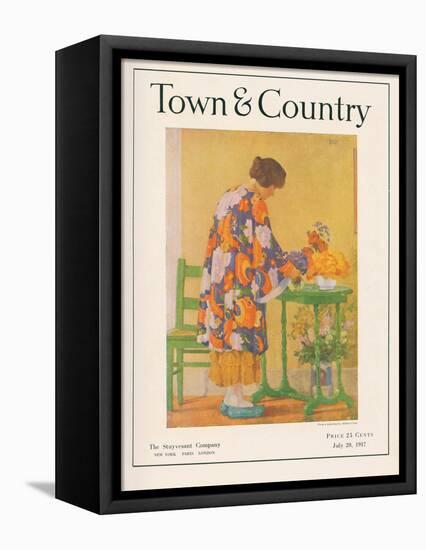 Town & Country, July 20th, 1917-null-Framed Stretched Canvas