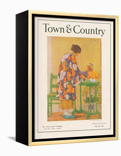 Town & Country, July 20th, 1917-null-Framed Stretched Canvas