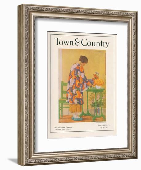 Town & Country, July 20th, 1917-null-Framed Art Print