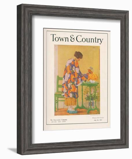 Town & Country, July 20th, 1917-null-Framed Art Print