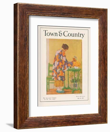 Town & Country, July 20th, 1917-null-Framed Art Print