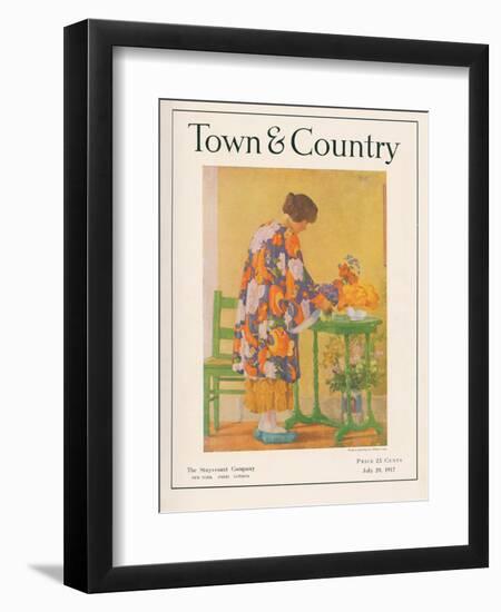 Town & Country, July 20th, 1917-null-Framed Art Print