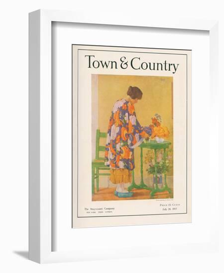 Town & Country, July 20th, 1917-null-Framed Art Print