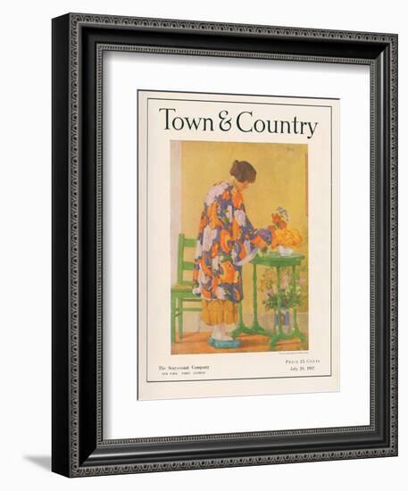 Town & Country, July 20th, 1917-null-Framed Art Print