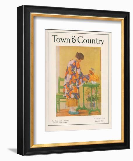 Town & Country, July 20th, 1917-null-Framed Art Print