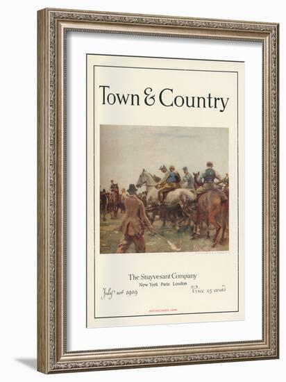 Town & Country, July 20th, 1919-null-Framed Art Print