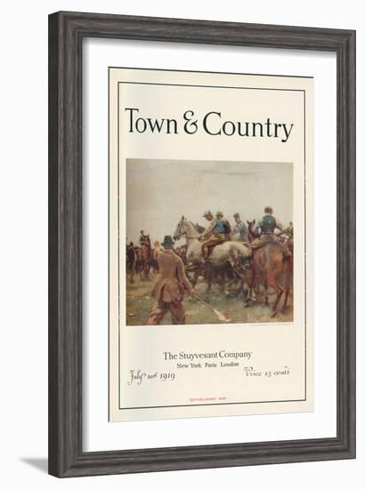 Town & Country, July 20th, 1919-null-Framed Art Print