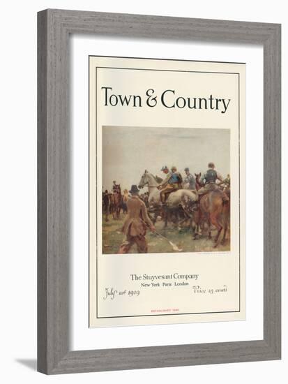 Town & Country, July 20th, 1919-null-Framed Art Print