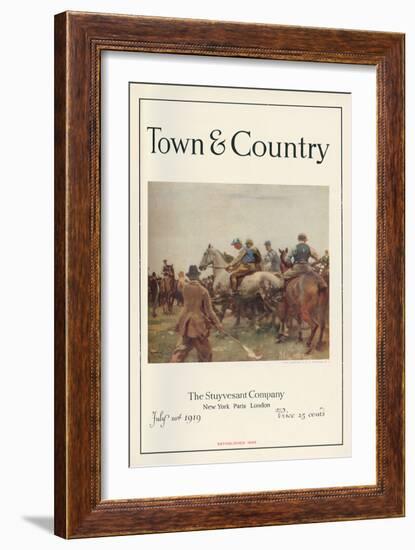 Town & Country, July 20th, 1919-null-Framed Art Print