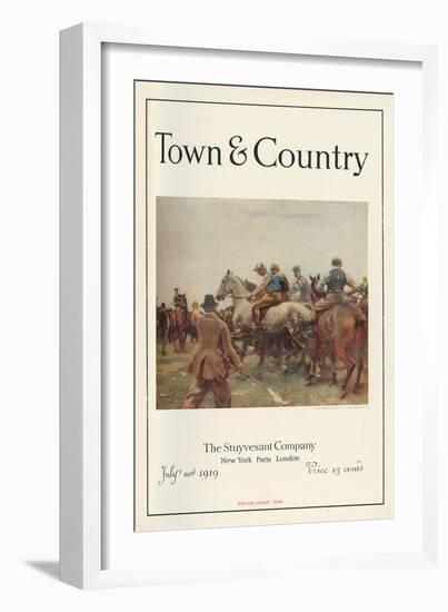 Town & Country, July 20th, 1919-null-Framed Art Print