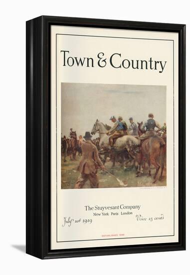 Town & Country, July 20th, 1919-null-Framed Stretched Canvas